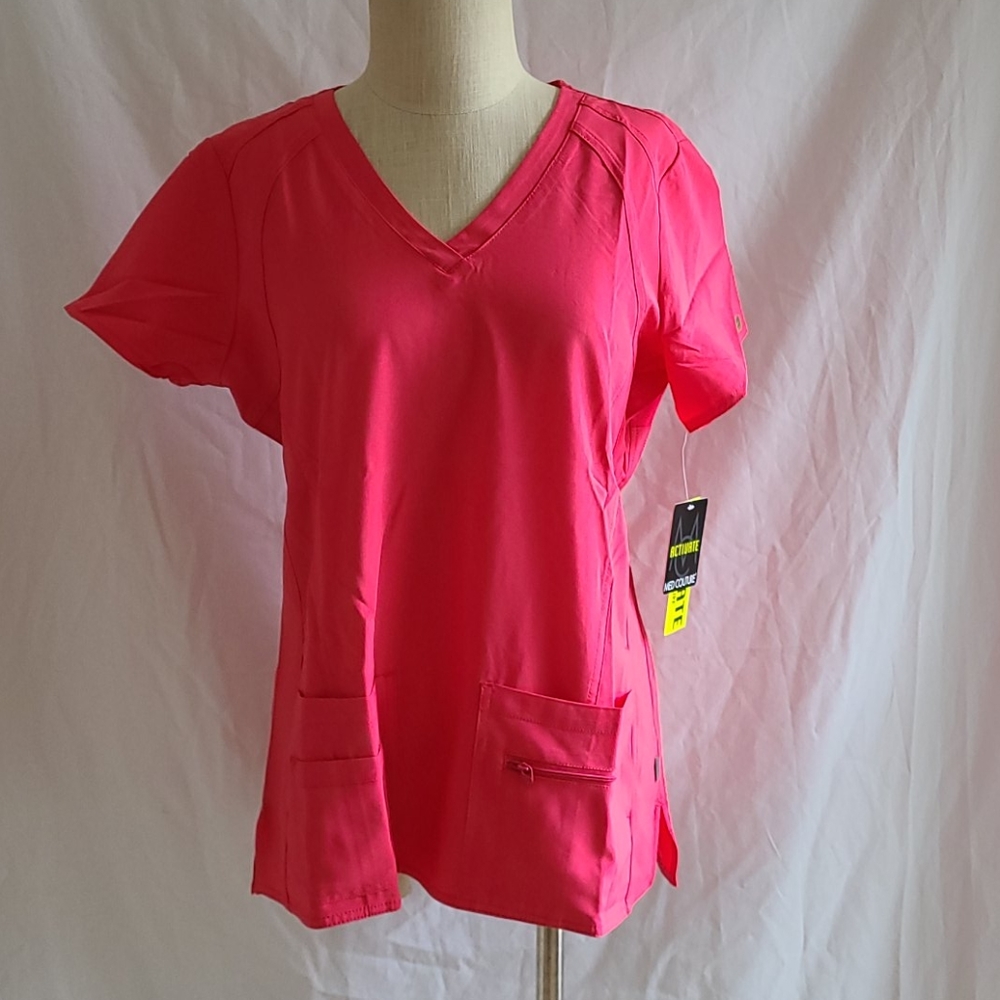 Med Couture Activate Sport Knit Women's V-Neck8416